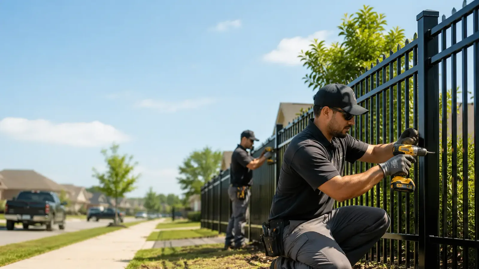 Metal Fence Installation in Luxemburg, IA
